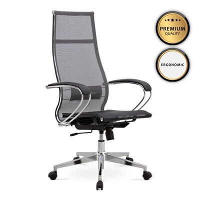 Office Chair SUTTON Gray 66.5x70x113.3/131cm