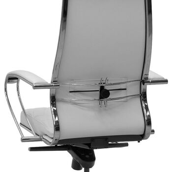 Chaise de Bureau LEONI Blanc 8
