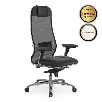 Chaise de Bureau TANOS Noir 69x70x122/130cm