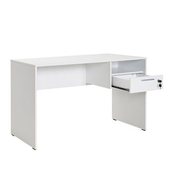 Bureau CHARLY Blanc 120x60x75cm 4