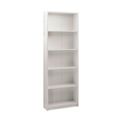 Bookcase CARMELLA White 58x23x170cm