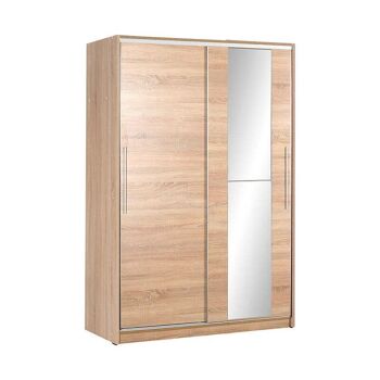 Armoire avec miroir EUGEN Sonoma120x52x182cm 1