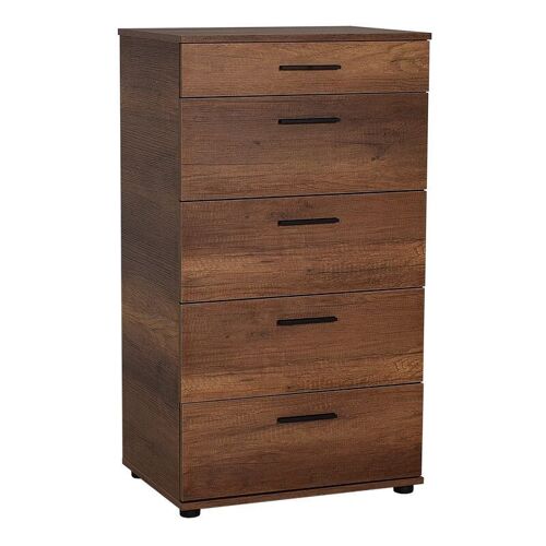 Chest of Drawers KRAMER Walnut 60x44x108cm