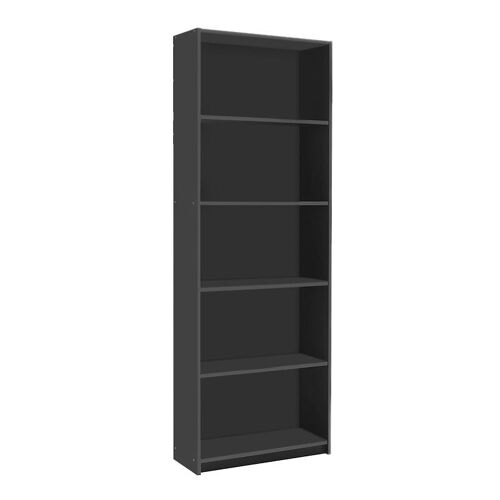 Bookcase CARMELLA Anthracite 58x23x170cm