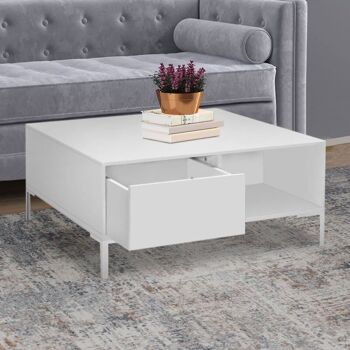 Table basse BELFAST Blanc 3