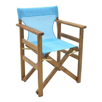 Housse de chaise bleu clair 2