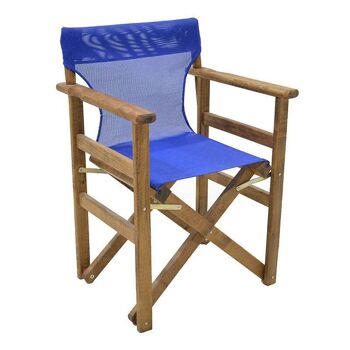 Housse de chaise bleue 2
