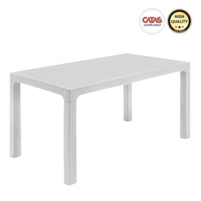 Mesa de Jardín EVITA Blanco 140x80x75cm