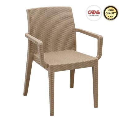 Garden Armchair LUCY Cream