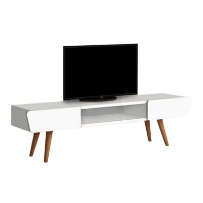 TV stand DEMETRA White 120x30x40cm