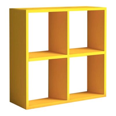 Bookcase EUSEBIO Yellow 60x23x60cm