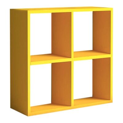 Libreria EUSEBIO Giallo 60x23x60cm