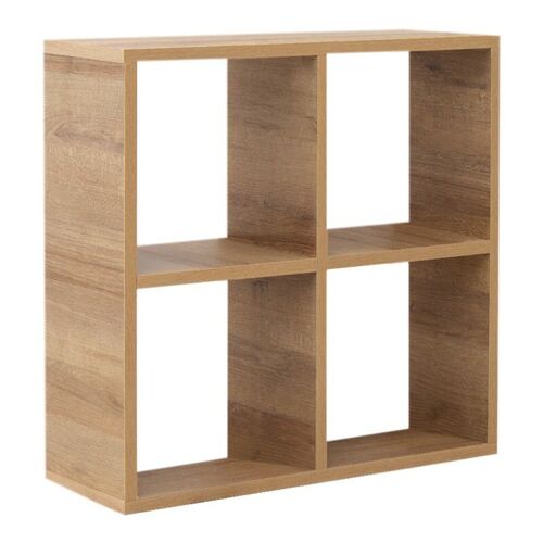 Bookcase EUSEBIO Pine Oak 60x23x60cm