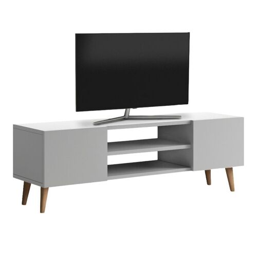 TV Stand ATLAS White 120x30x40cm