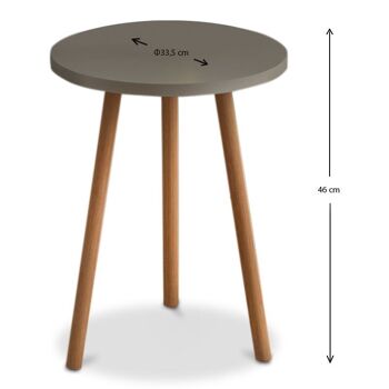 Table basse ANDRA Cappuccino 3