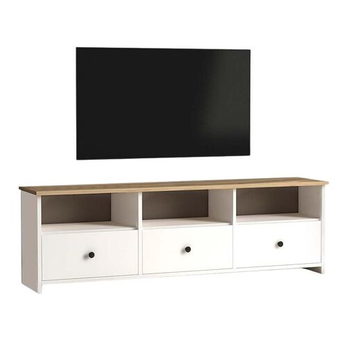 TV Stand GIUSEPPE White Oak