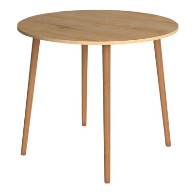 Dining table ROUND oak 92x92x75cm