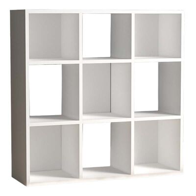 Libreria EUSEBIO Bianco 90x30x90cm