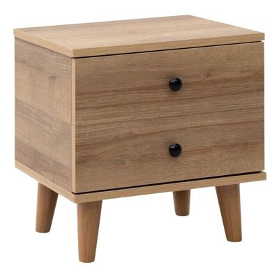 Nightstand LAURA Pine Oak 45x35x47cm