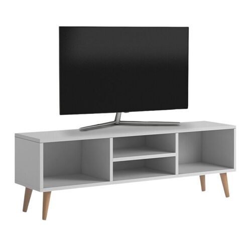 TV Stand EUSEBIO White 120x30x40cm