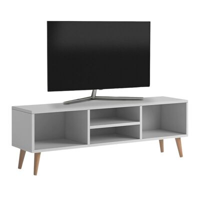 Mueble TV EUSEBIO Blanco 120x30x40cm