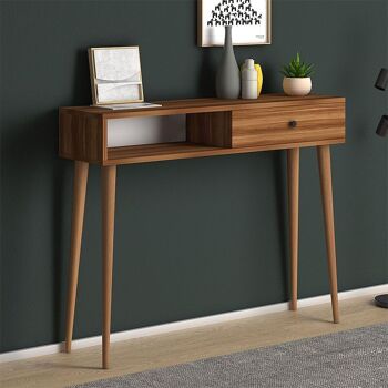Table console KEVIN Noyer 3