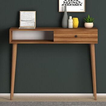 Table console KEVIN Noyer 4