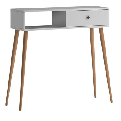 Table console KEVIN Blanc