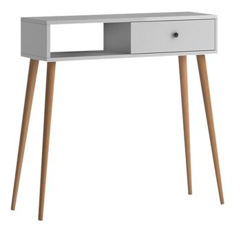 Table console KEVIN Blanc 1
