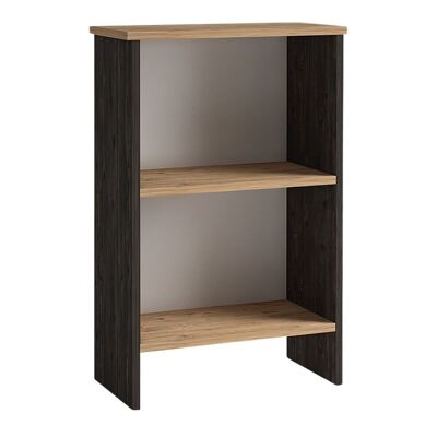 Bookcase BARES Gray - Oak 52x25x80cm