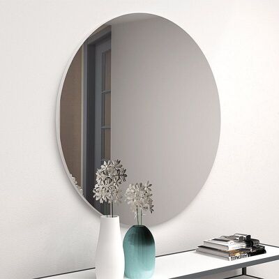 Espejo de pared HELENA Blanco 60x60x2,2cm