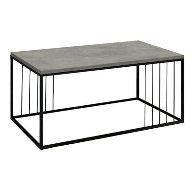 Table Basse ALBERT Gris - Anthracite 90x50x40cm