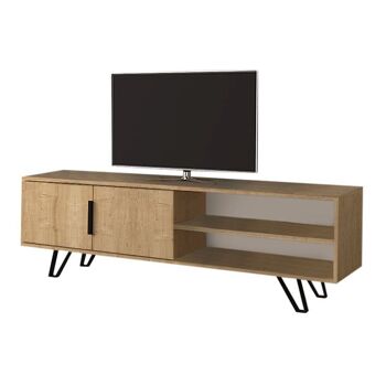 Meuble TV AMINA Sonoma 160x35x49cm 1