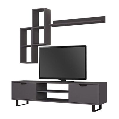 TV stand CARRIBIC Gray 160x35x40cm