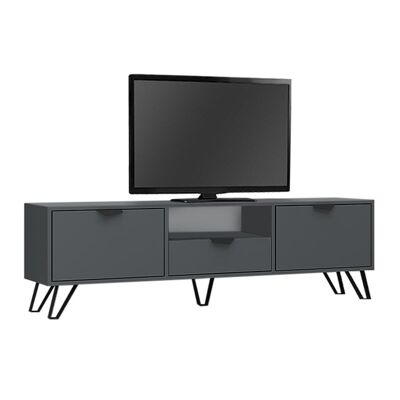 TV Stand CLEO Grey 170x35x50cm