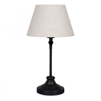 Lampe de Table THERESA Beige/Noir 22x22x48cm 1
