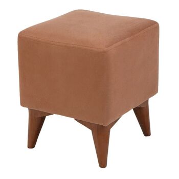 Tabouret KORFU Marron Clair 35x35x43cm 1