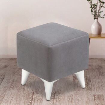 Tabouret KORFU Gris Foncé 35x35x43cm 2