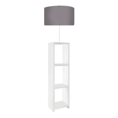 Floor Lamp EIFFEL White - Grey 38x38x150cm