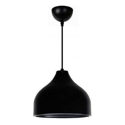 Ceiling Lamp BULB Black Ø17x70cm