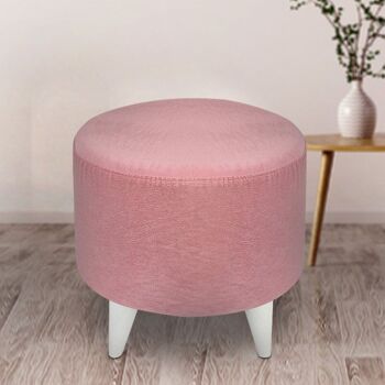 Tabouret NORDIC Rose 40x40x40cm 2