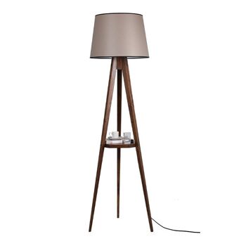 Lampadaire CARRA Noyer - Moka 1