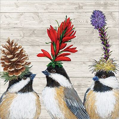 The Chickadee Sisters 33x33 cm