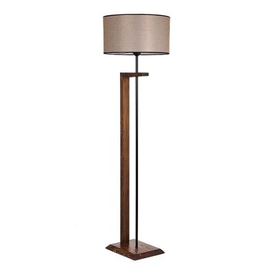 Floor Lamp HOLDER Black - Walnut - Mocha 45x24x163cm