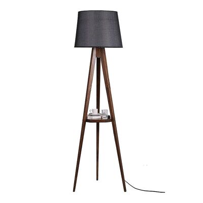 Floor Lamp CARRA Walnut - Anthracite