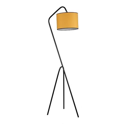 Lámpara de Pie GIRAFFA Negro - Mostaza 30x20x165cm