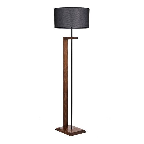 Floor Lamp HOLDER Black - Walnut - Anthracite 45x24x163cm