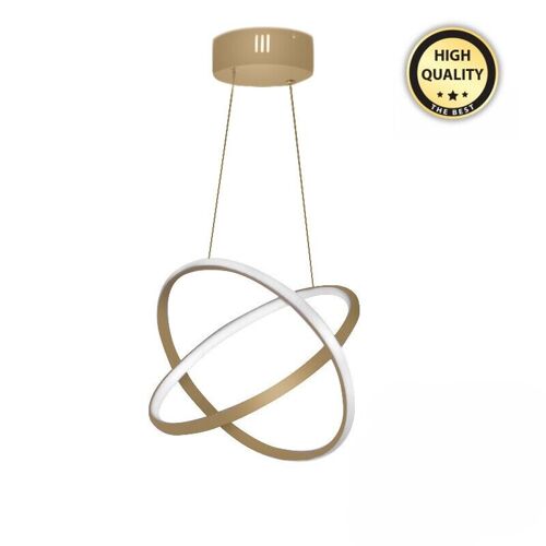 LED Hanging Lamp MARS Matte Gold