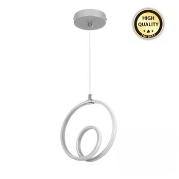 Lampe suspendue LED RONDE Blanc 1