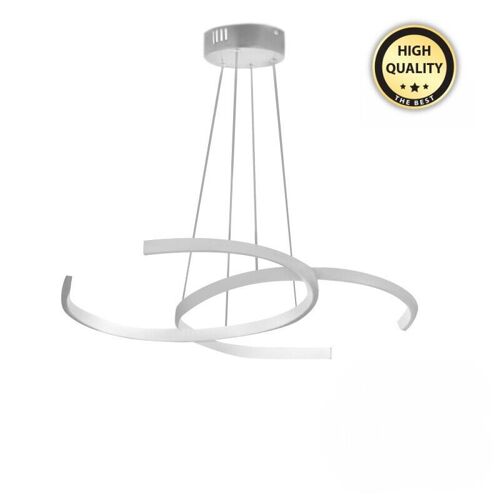 LED Ceiling Lamp SHARK White 66x39x44cm